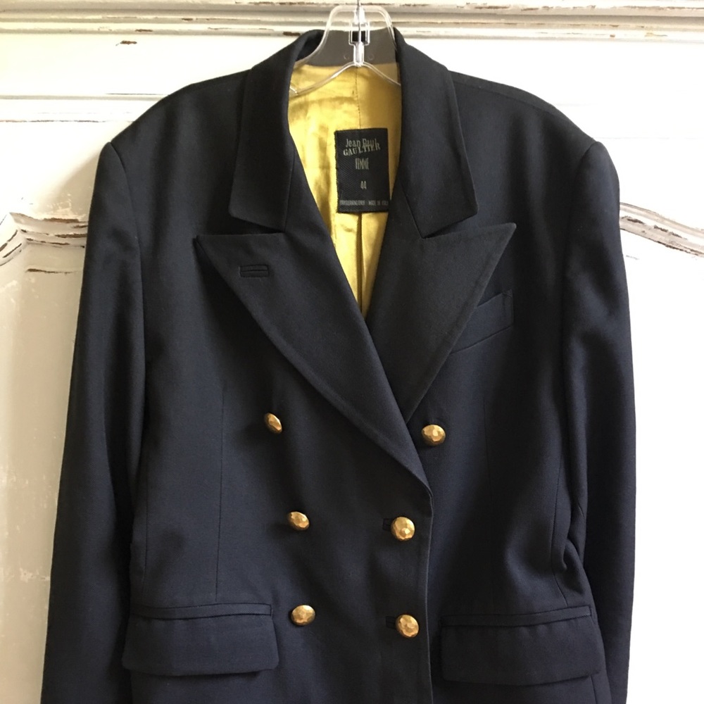 Vintage Paris Jean Paul Gautier Navy Blazer Jacket